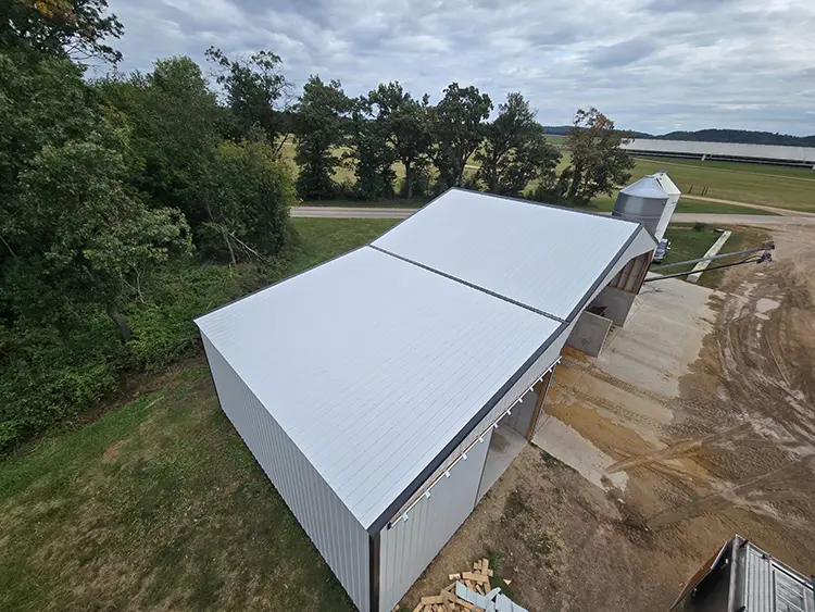 | Troyer Roofing and Construction metal-white-project