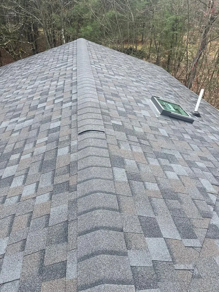 | Troyer Roofing and Construction shingles-ridge-skylight-detail