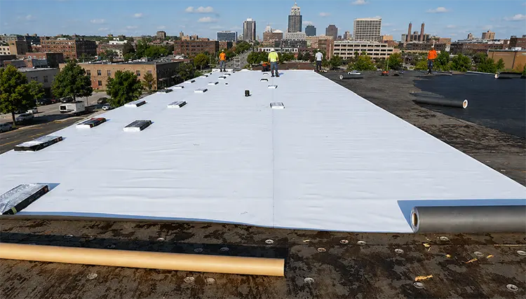 single-ply-installation